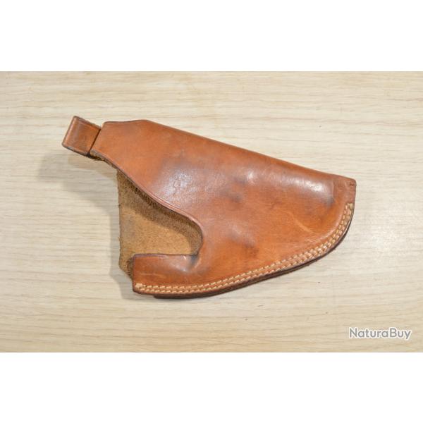 Holster revolver pistolet  � identifier style Walther  colt Ruby poche  Ancien cuir ( 19)