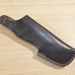 Holster revolver pistolet  &agrave; identifier style Walther Style  colt Ruby poche  Ancien cuir ( 19)