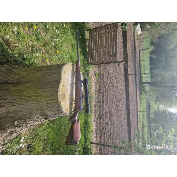 carabine Mauser 66 calibre 7x64 avec lunette de vis�e