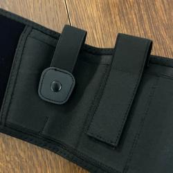Ceinture port discret avec Holster Droitier 115cm Porte-pistolet dissimul&eacute; avec poche pour magazines