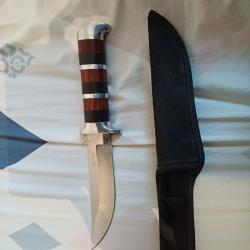 Vend couteau lame fixe et sa house 60 euros.