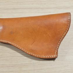 Holster pour  revolver /  Pistolet &agrave; identifier  ancien petit pistolet export AKAH (12)
