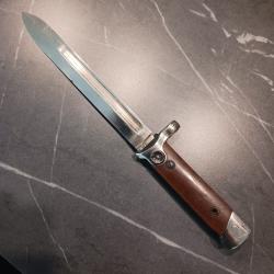 Ba&iuml;onnette pliable pour fusil le carcano 38 italien