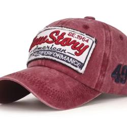 Casquette US NEW STORY Rouge ENCHERE 1 EURO