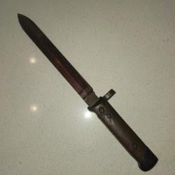 Ba&iuml;onnette pliable carcano 38 italien