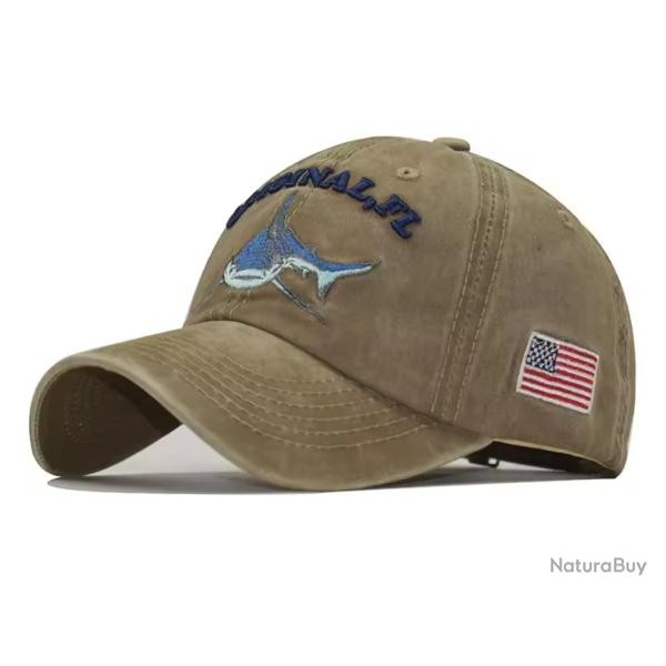 Casquette US SHARK Kaki ENCHERE 1 EURO
