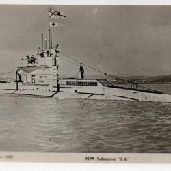 Carte postale sous-marin H.M. L6 -N&deg;8043