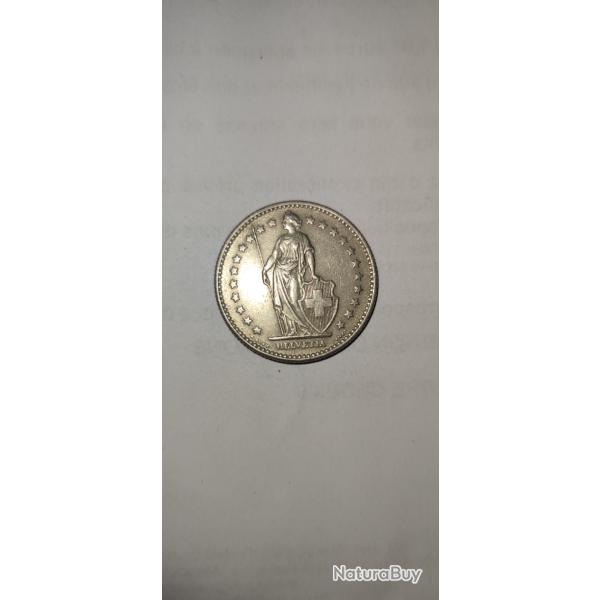 Pi�ces de collection 2 FR suisse Helvecia