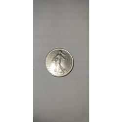 Pi&egrave;ces de collection 1 Francs semeuse ann&eacute;e 1960