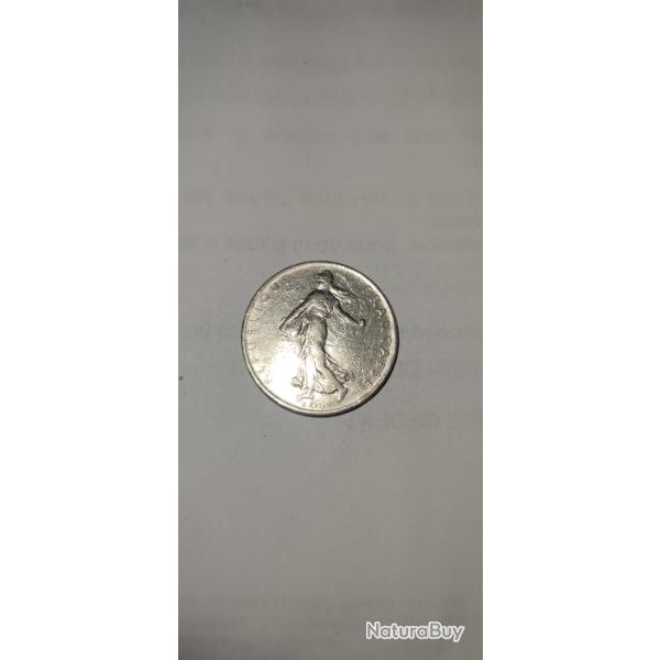 Pi�ces de collection 1 Francs semeuse ann�e 1960