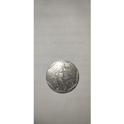 Pi&egrave;ces de collection tr&egrave;s rares 2 Francs semeuse ann&eacute;e 1980