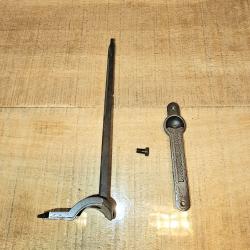 Ferrure de longuesse et verrou - mod&egrave;le inconnu