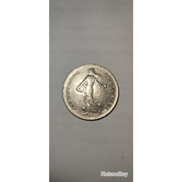 Pi�ces de collection tr�s rares 5 Francs semeuse ann�e 1973