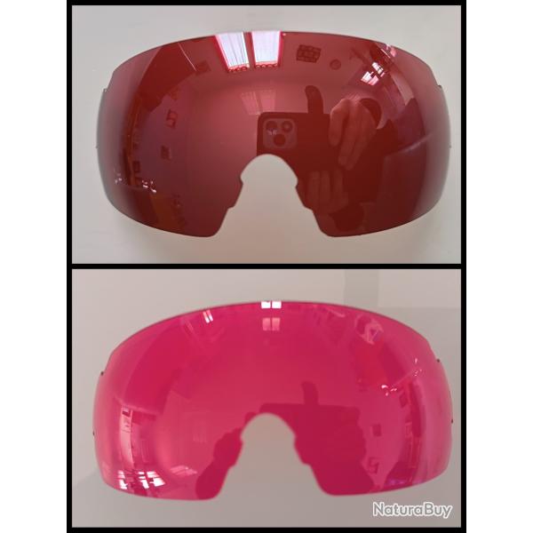 2 Verres big pour lunettes de tir Shoot-Off Master P.Boutin Sport avec 1 Nez silicone