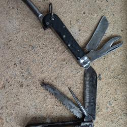 2 couteaux , un anglais propre et un pradel &agrave; nettoyer