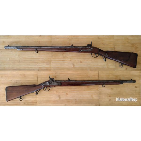 Carabine LORENZ orignie de 1855, Chasseur � pied, tireur d'�lite