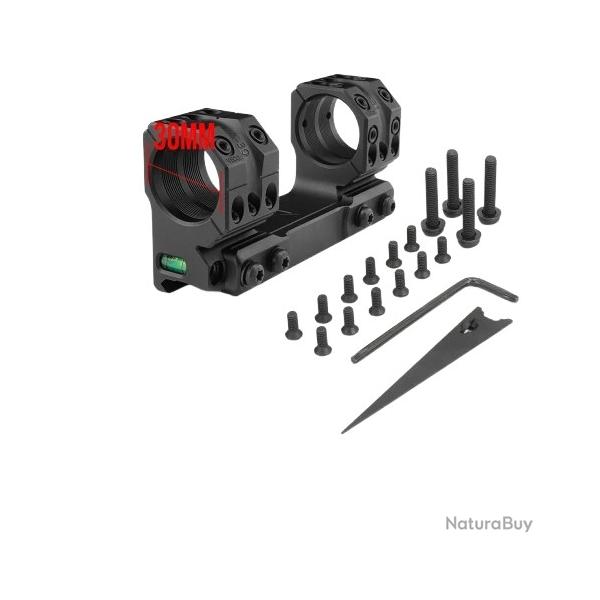 Montage Lunette H 1.93 Rail Picatinny Aluminium Support Optique Pr�cision Chasse Tir SP-3002 Noir