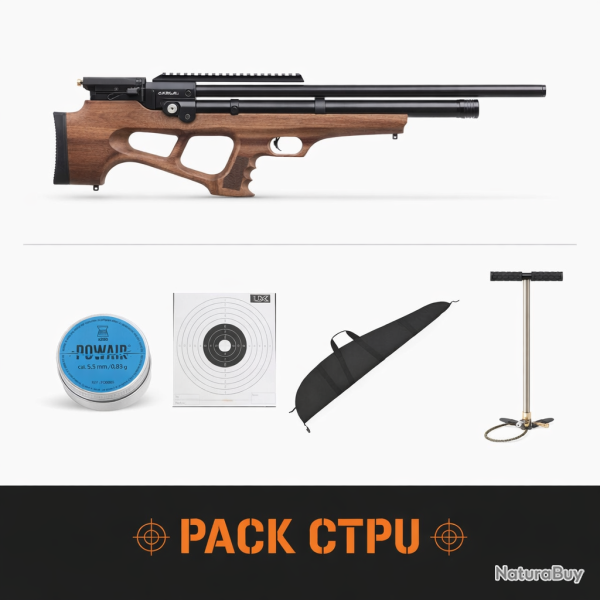 Carabine � plomb PCP Crosman Akela 43J - Cal. 5.5 - 5.5 mm / 48 cm / Pack CTPU