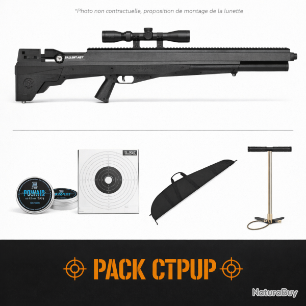 Carabine � plomb PCP Crossman Bulldog - Cal. 457 - Pack CTPUP