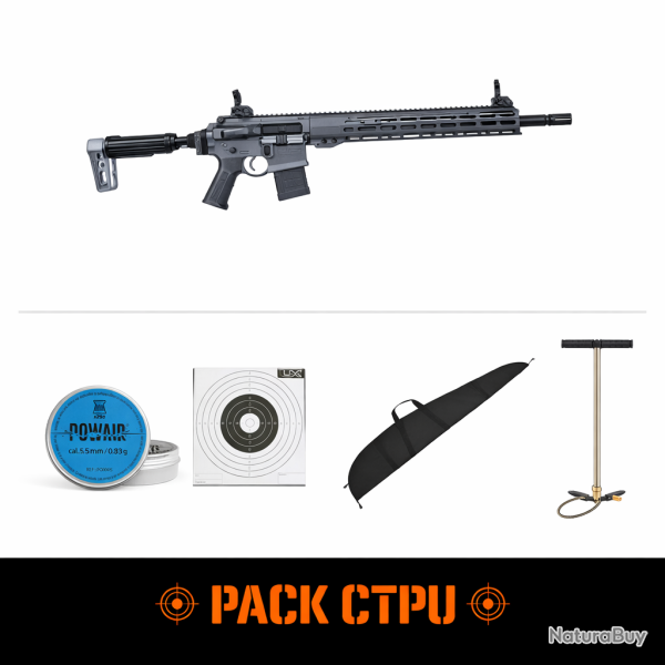 Carabine � plomb PCP Sig Sauer Mcx Virtus - Cal. 5.5 - 5.5 mm / 11.5 Joules / Pack CTPU
