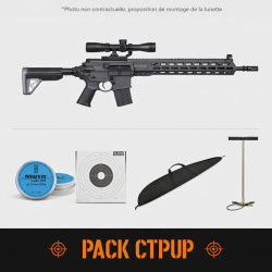 Carabine &agrave; plomb PCP Sig Sauer Mcx Virtus - Cal. 5.5 - 5.5 mm / 11.5 Joules / Pack CTPUP