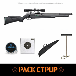 Carabine &agrave; Plomb PCP Snowpeak T-REX - Cal. 4.5 - Pack CTPUP