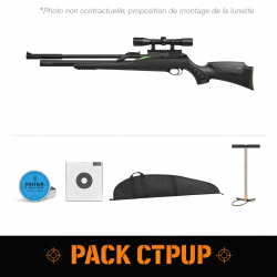 Carabine &agrave; Plomb PCP Snowpeak T-REX - Cal. 5.5 - 19.9 J / Pack CTPUP
