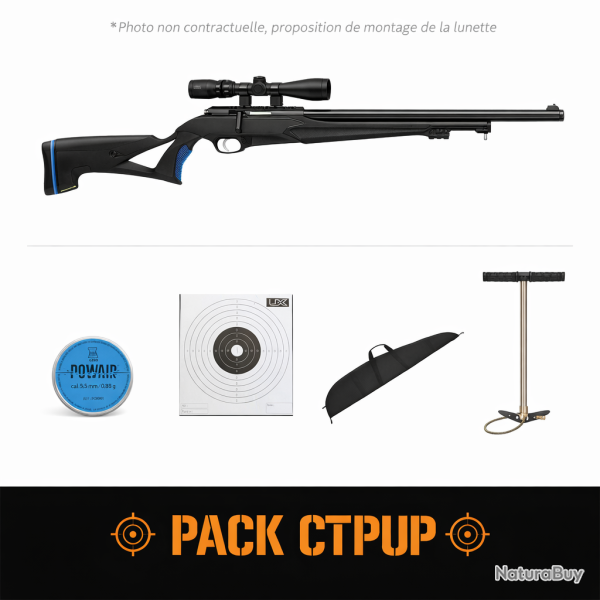 Carabine � plomb PCP Stoeger XM1 avec lunette RTI 4x32 et accessoires - Pack CTPUP