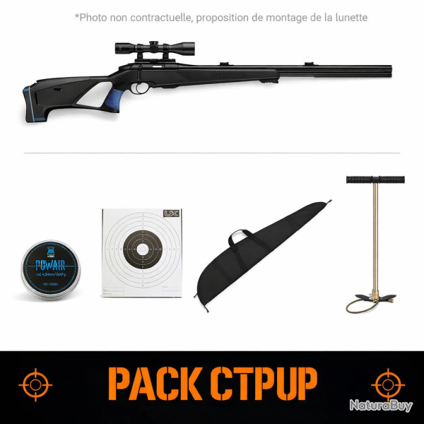Carabine � plomb PCP Stoeger XM1 S4 Suppressor - Cal. 4.5 - 4.5 mm / Pack CTPUP
