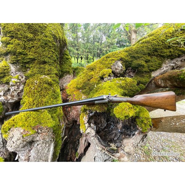 Fusil � platine  � chien ext�rieur cal 16/65