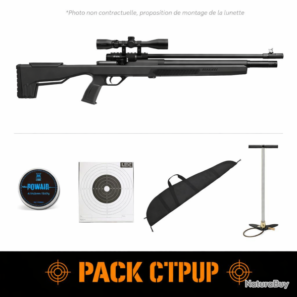 Pack Carabine PCP Crosman Icon - Cal. 4.5 mm - Pack CTPUP