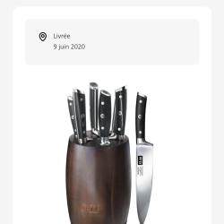 Bloc de couteau de marque Shan-Zu