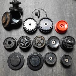 Lot 11 anciennes bobines de moulinet Mitchell et autres