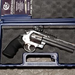 COLT ANACONDA 6" 44 Mag 2023 gloss stainless (rail + hausse - sans optique)
