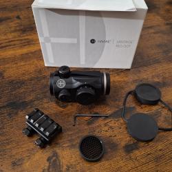 Point rouge Hawke Vantage 1x30, rail weaver + adaptateur rail 21mm !!