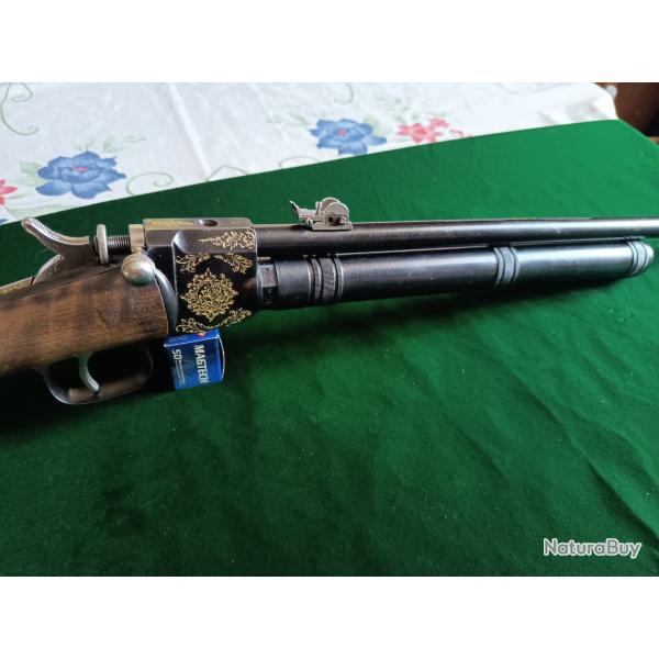 La"CARBONA"-Carabine a Gaz liquifi�/ cal.8mm B.r."Highpower"+18J./P.Giffard-St.Etienne-"de Luxe"-TBE