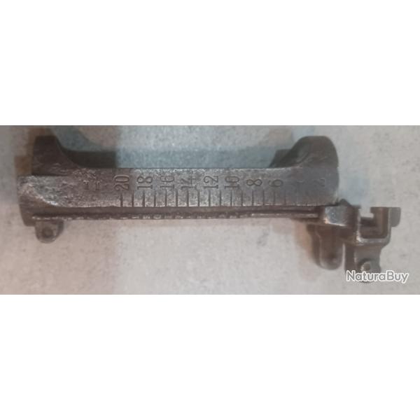hausse de mauser G 98 + hausse de mousqueton