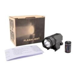 Lampe Tactique Glock P05 - LED 210 Lumens - Rail Picatinny + Batterie Incluse