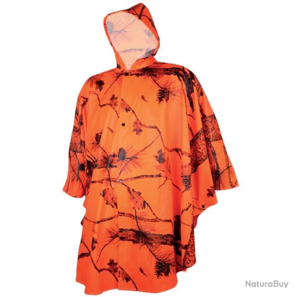 PONCHO LONG CAMO ORANGE - TREELAND