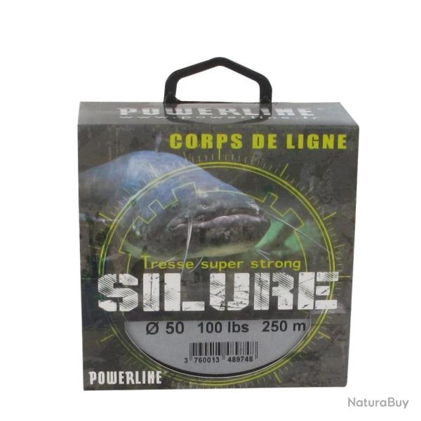 TRESSE SILURE 250M - 60/100 - POWERLINE