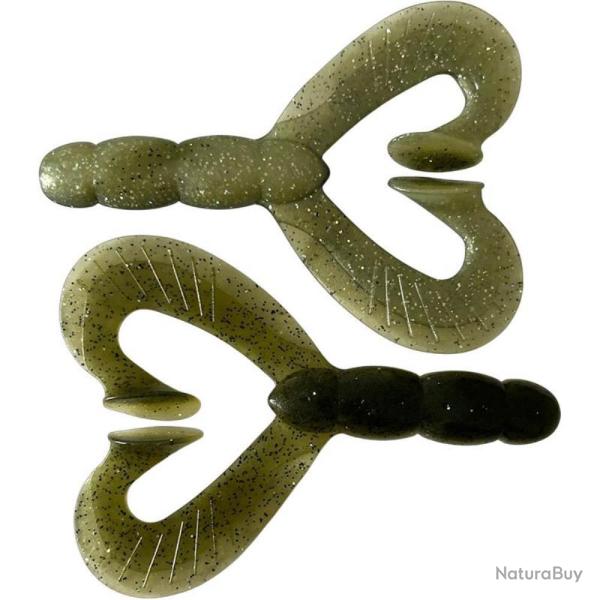 LEURRE MANTA 16CM X2 - DOS VERT - REINS