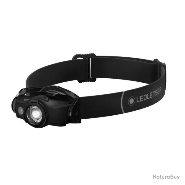 LAMPE FRONTALE MH4 400LUM RECHARGE NR/NR - NOIR/NOIR. - LED LENSER