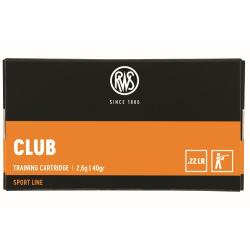 BALLES 22LR CLUB 40GR X50 - 1.0000 - RWS