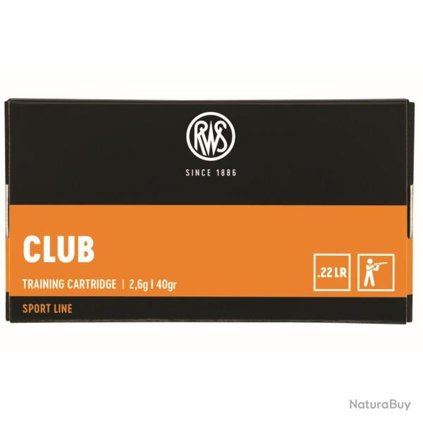 BALLES 22LR CLUB 40GR X50 - 1.0000 - RWS
