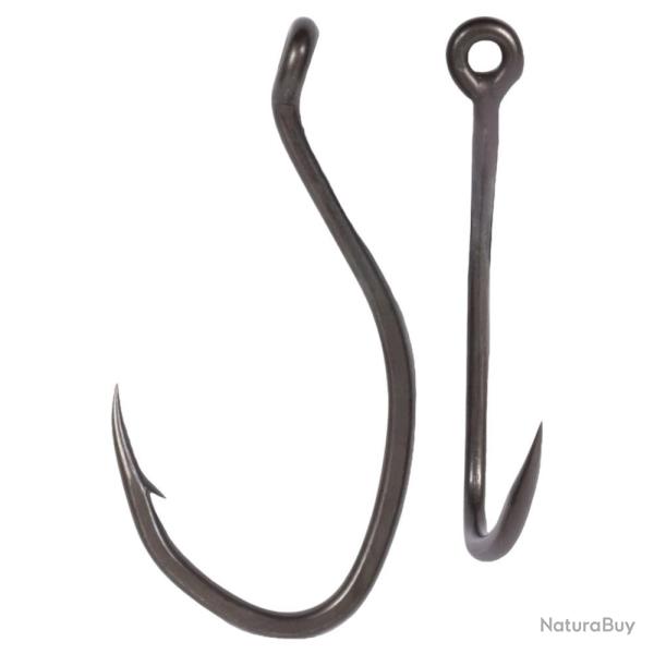 HAMECON SIMPLE MEGA HOOK DG X6 - 8/0 - BLACK CAT