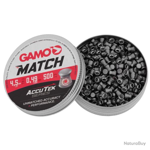 PLOMBS MATCH ACCUTEK 4,5MMX500 - GAMO