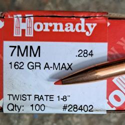 HORNADY 28402 MATCH A-MAX 7mm  162grs