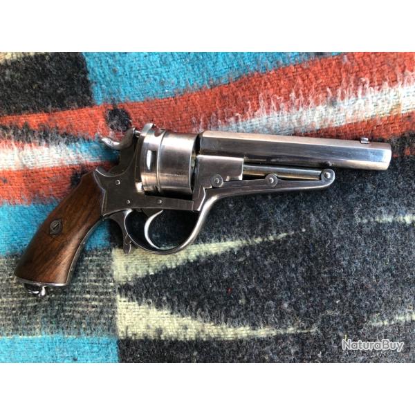 EXCELLENT �TAT REVOLVER GALANT 1868 12MM CADEAU AU GENERAL RAOULT