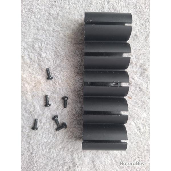 cartouchi�re support tactique "ATI" lat�ral de crosse pour 5 cartouches  + vis de fixation