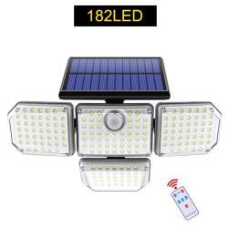 ENCHERE 1 EURO Applique Solaire Exterieur Orientable 182 LEDS